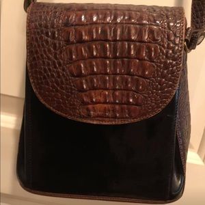 Black & Brown Brahmin shoulder /crossbody bag, GUC